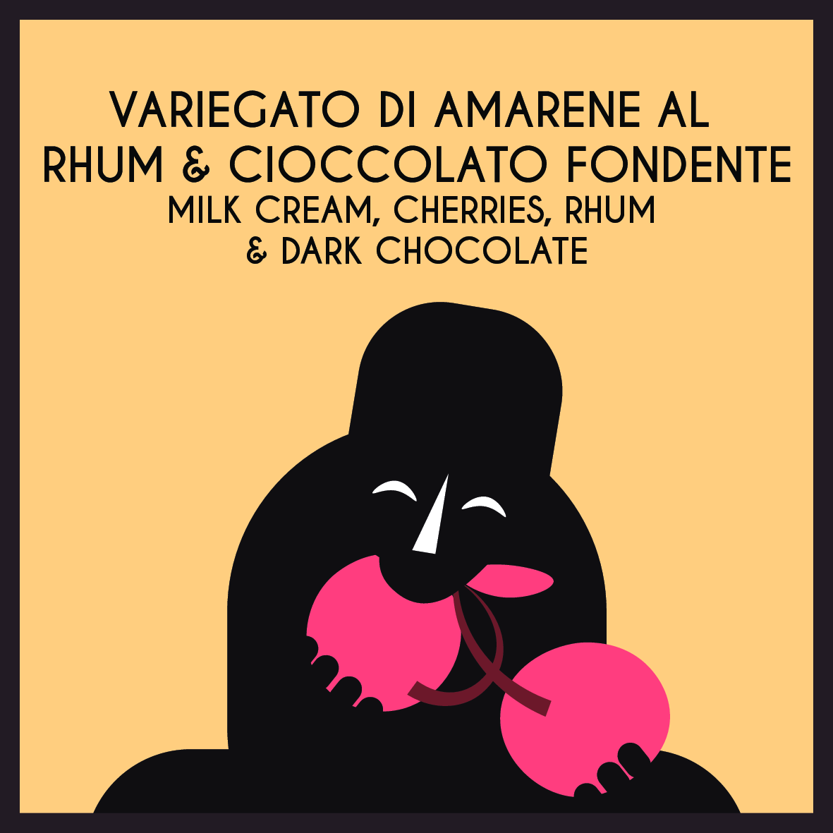 Variegato alle Amarene & Cioccolato al Rhum
