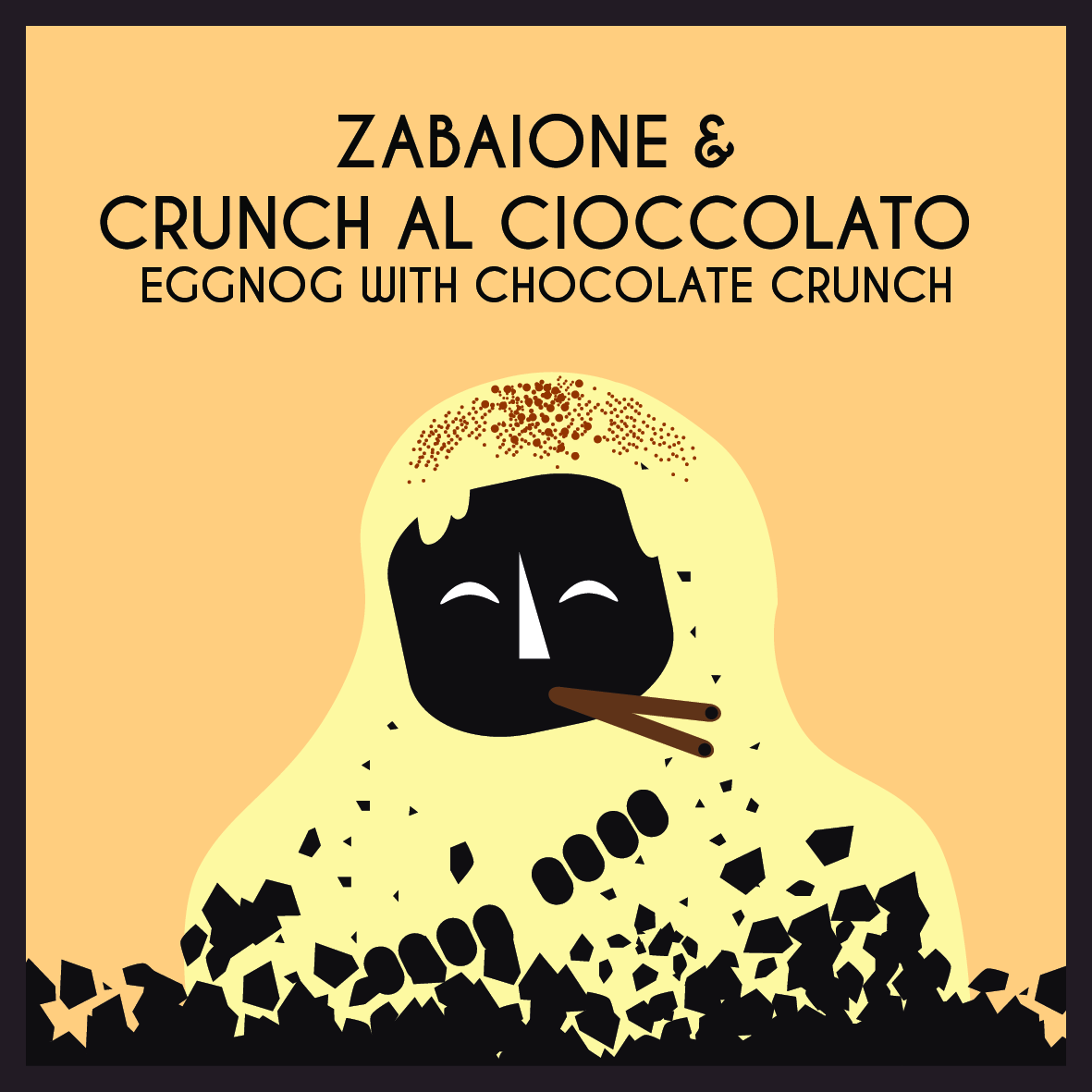 Zabaione Crunch al Cioccolato